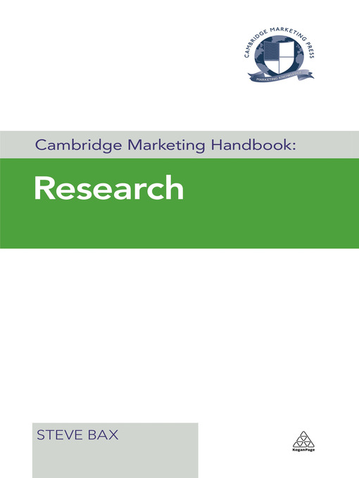 Title details for Research by Steve Bax - Available